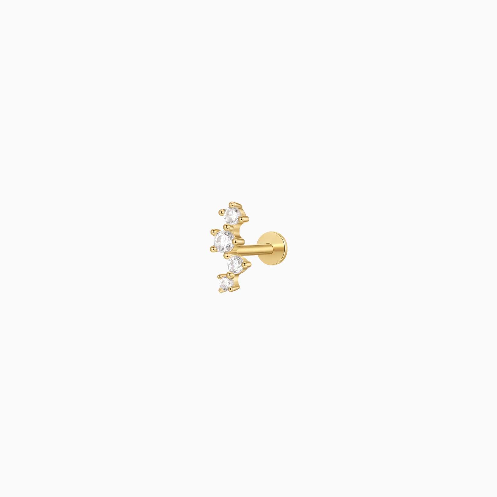 Amelie Stud - Solid Gold