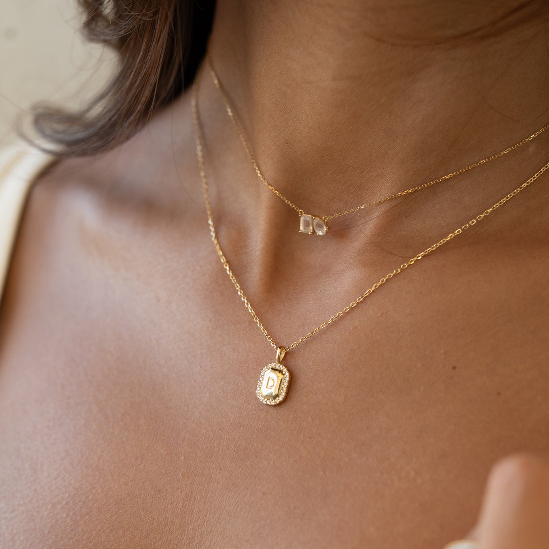 Eterna Letter Necklace