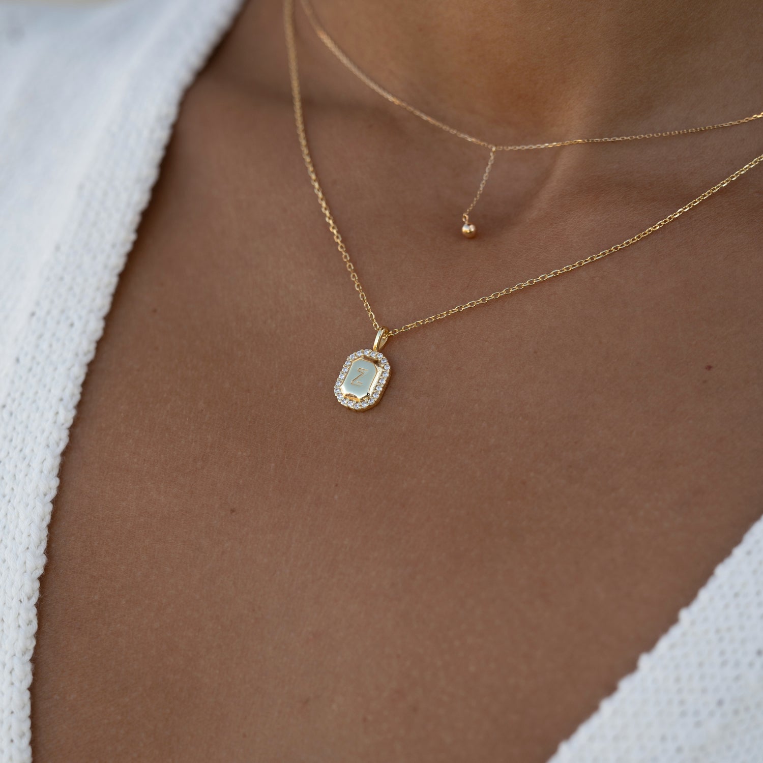 Eterna Letter Necklace