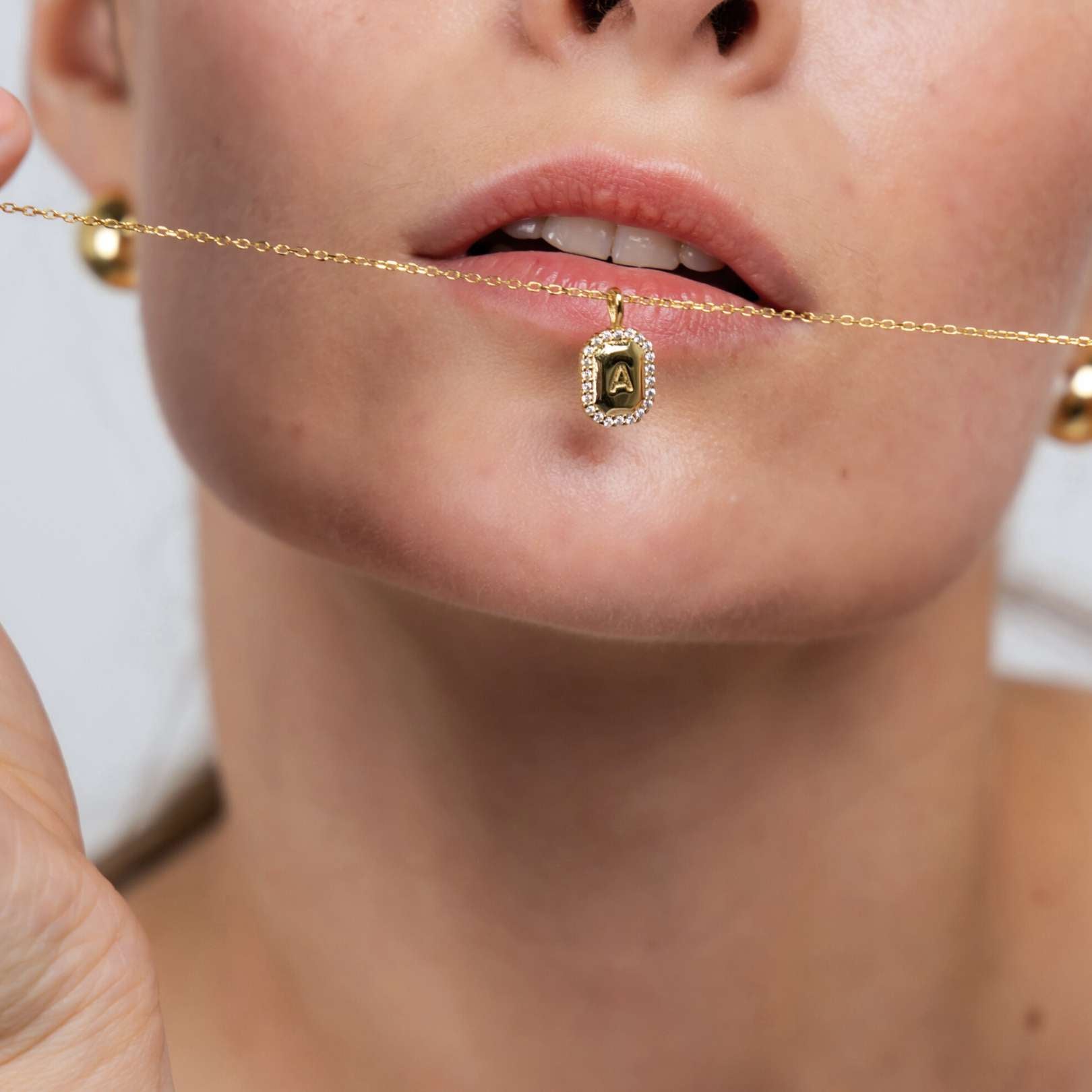 Eterna Letter Necklace