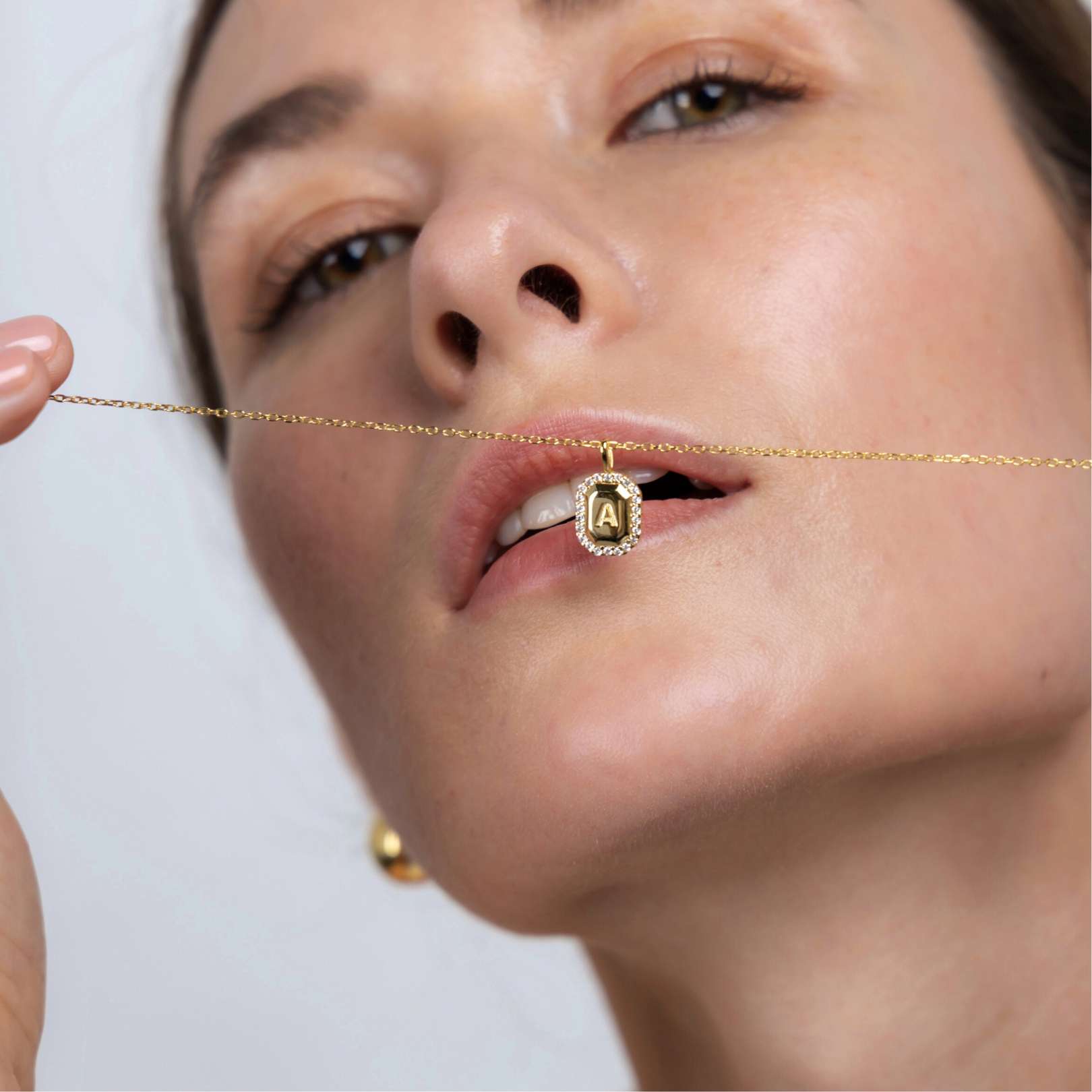 Eterna Letter Necklace